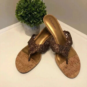 kelly  & katie Wedge Sandal